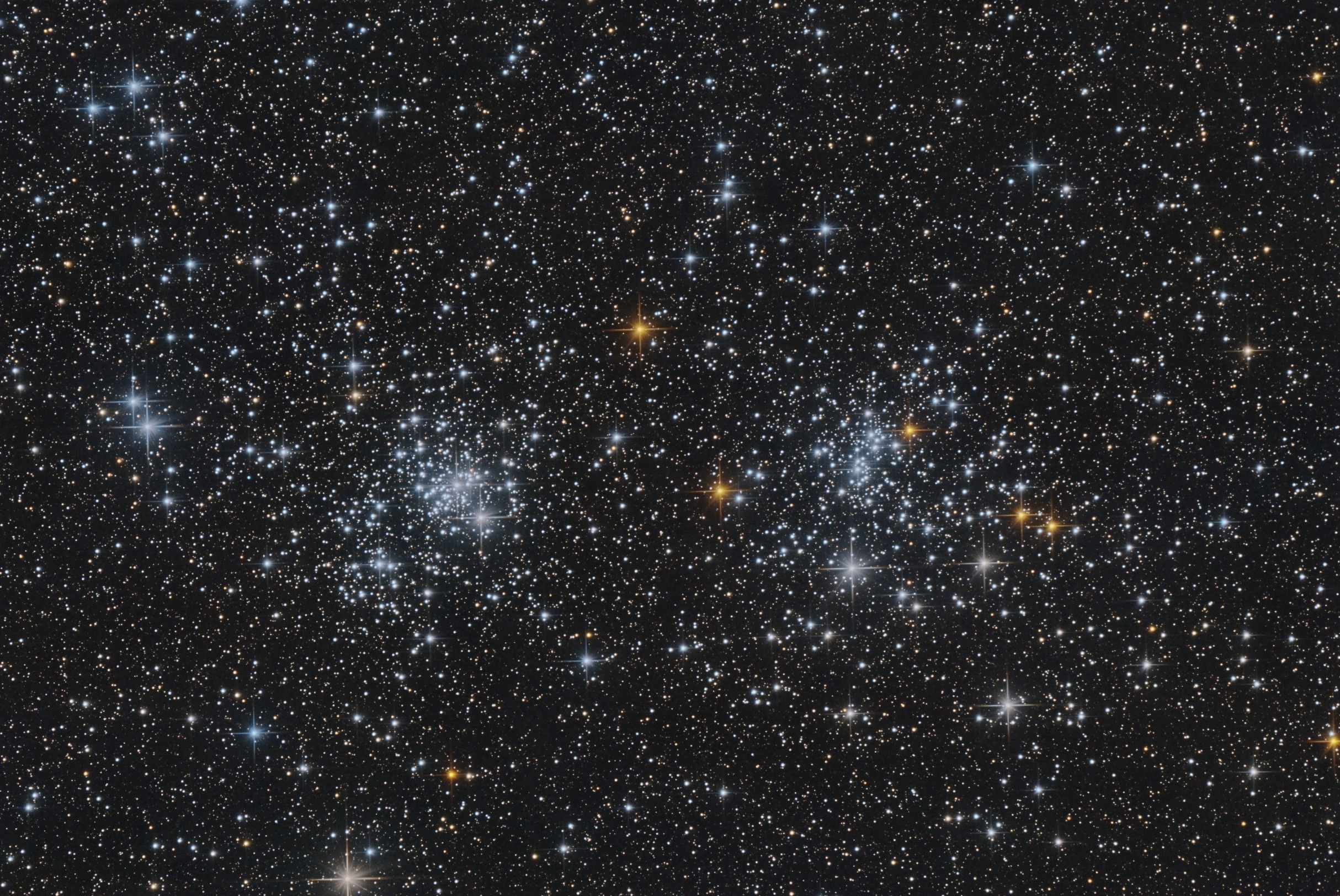 NGC 884 and NGC 869 - Open Clusters in Perseus
