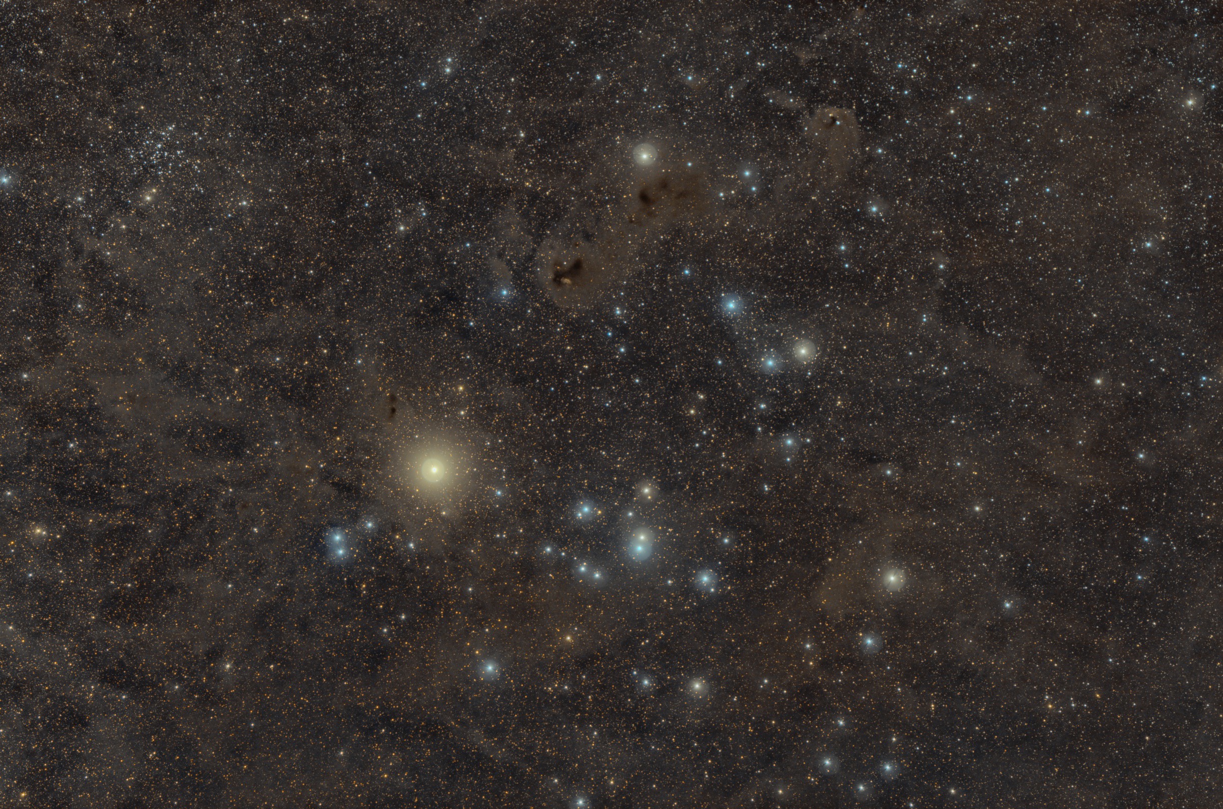 Hyades Open Cluster in Taurus